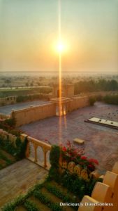 Sunrise at Suryagarh Jaisalmer