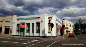 Art Deco facades in Napier