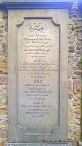 Tom Riddle tombstone Edinburgh