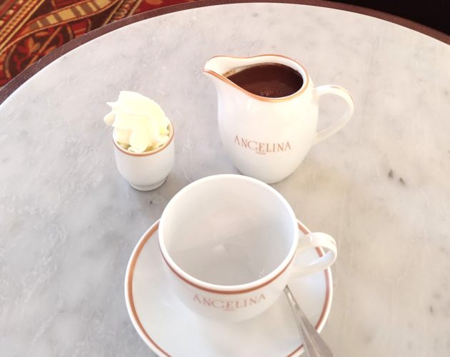 Hot Chocolate at Angelina Paris
