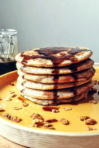 Healthy Pancakes with Oats and Banana