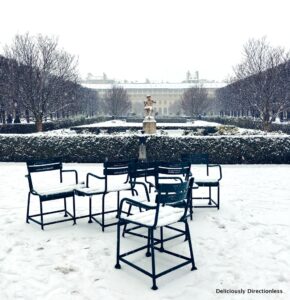 Jardin du Palais-Royal in winter