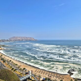 View from El Malecon, Miraflores, Lima, Peru